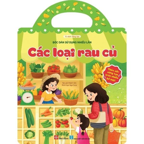 Bóc Dán Sử Dụng Nhiều Lần - Các Loại Rau Củ - nhanvan.vn