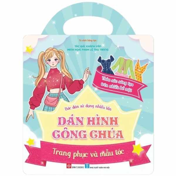 Bóc Dán Sử Dụng Nhiều Lần - Dán Hình Công Chúa - Trang Phục Và Mẫu Tóc - nhanvan.vn