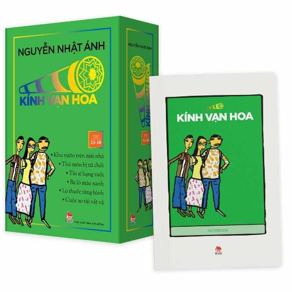 Boxset 03 Kính Vạn Hoa - Bộ Kỉ Niệm 30 Năm: Tập 13 - 18 (Hộp 6 Tập) - Tặng Kèm Sổ Tay Kính Vạn Hoa - nhanvan.vn