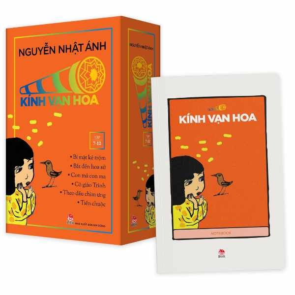 Boxset 02 Kính Vạn Hoa - Bộ Kỉ Niệm 30 Năm: Tập 7 - 12 (Hộp 6 Tập) - Tặng Kèm Sổ Tay Kính Vạn Hoa - nhanvan.vn