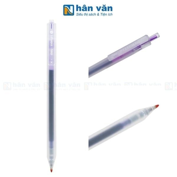Bút Gel 0.5 mm - Deli - EG118-ID - Mực Tím Nhạt - nhanvan.vn