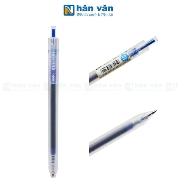 Bút Gel 0.5 mm - Deli - EG118-RD - Mực Xanh Dương - nhanvan.vn