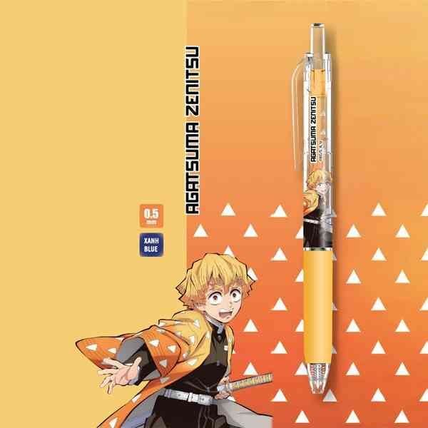 Bút Gel Quick Dry 0.5 mm - Thanh Gươm Diệt Quỷ - Thiên Long GEL-057/DS - Mực Xanh - Agatsuma Zenitsu - nhanvan.vn