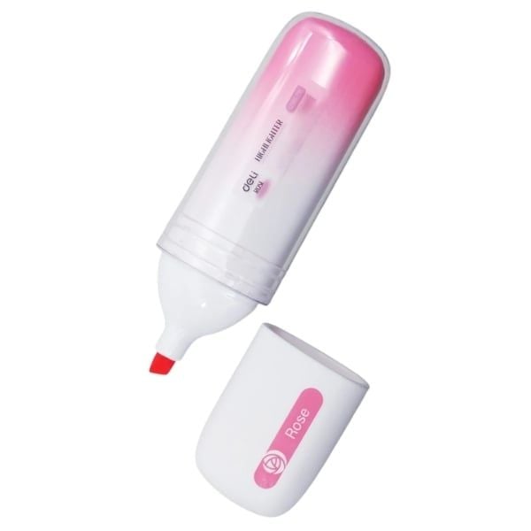 Bút Highlight Deli Hương Hoa Hồng - EU188-PK - Màu Hồng - nhanvan.vn