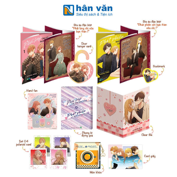 Bộ Manga - Phải Lòng Chị Của Bạn Thân - Tập 1 + Phát Phiền Với Bạn Thân Của Chị - Tập 1 - nhanvan.vn