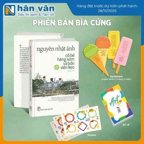 Cô Bé Hàng Xóm Và Bốn Viên Kẹo - Bìa Cứng - nhanvan.vn