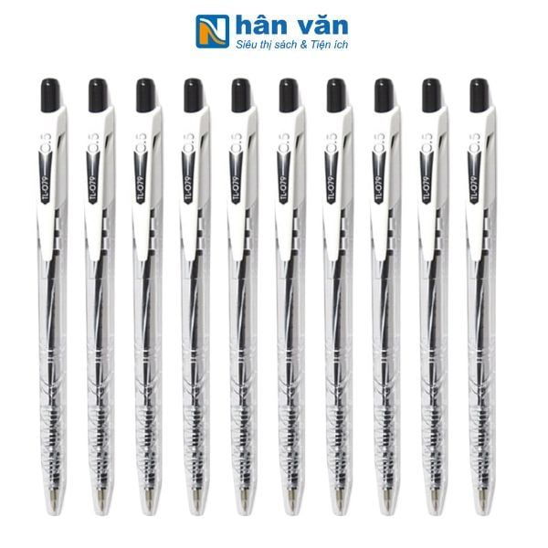 Combo 10 Bút Bi Thiên Long 0.5 mm TL-079 - Màu Đen - nhanvan.vn