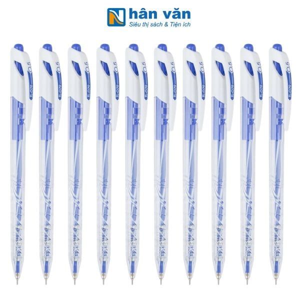 Combo 10 Bút Bi Thiên Long TL-079 - Màu Xanh - nhanvan.vn