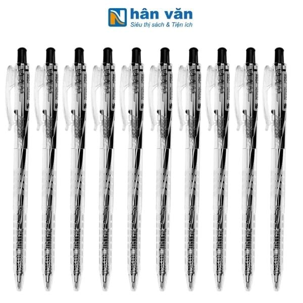 Combo 10 Bút Bi Thiên Long TL-089 - Mực Đen - nhanvan.vn