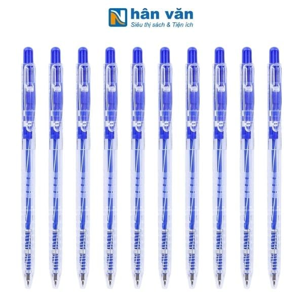 Combo 10 Bút Bi Thiên Long TL-089 - Mực Xanh - nhanvan.vn
