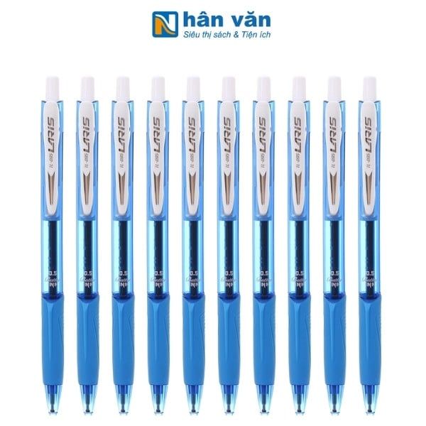 Combo 10 Bút Bi Thiên Long 0.5mm TL-095 - Mực Xanh - nhanvan.vn