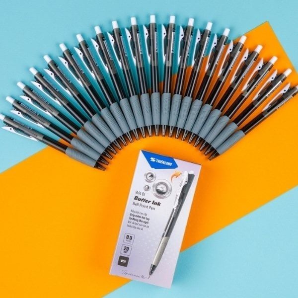Combo 20 Bút Bi Thiên Long 0.5mm TL-095 - Mực Đen - nhanvan.vn