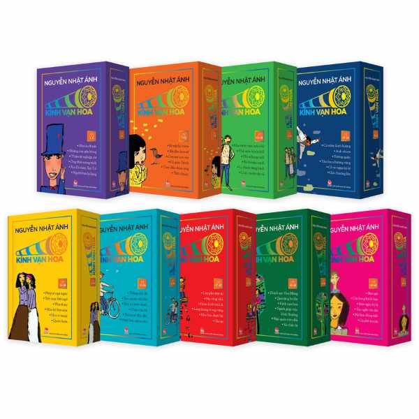 Combo Boxset Kính Vạn Hoa - Bộ Kỉ Niệm 30 Năm - Trọn Bộ 54 Tập (9 Box) - nhanvan.vn