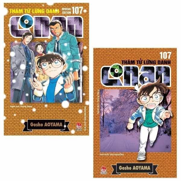 Combo Thám Tử Lừng Danh Conan 107 - Bản Đặc Biệt + Bản Thường - nhanvan.vn
