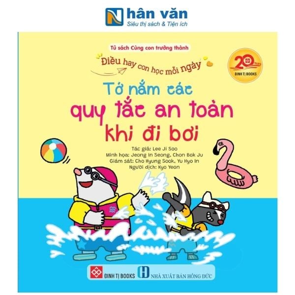 Điều Hay Con Học Mỗi Ngày - Tớ Nắm Các Quy Tắc An Toàn Khi Đi Bơi - nhanvan.vn