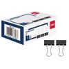  Kẹp Giấy Deli - 25mm - Hộp 12 Cái Màu Đen - EZ64 