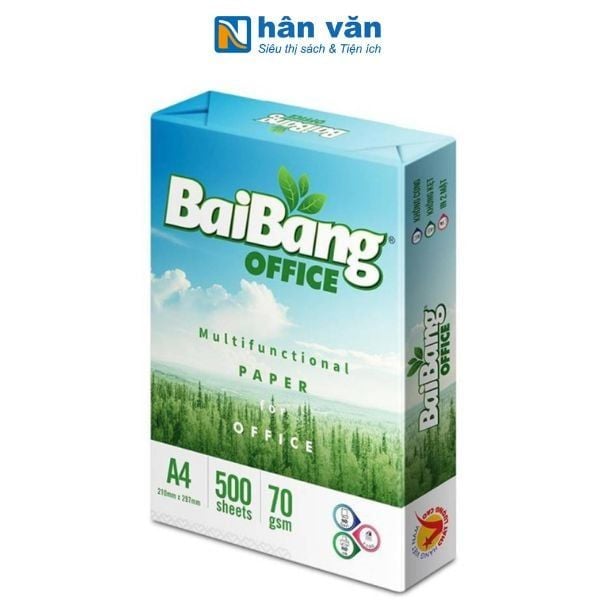 Giấy A4 Bãi Bằng Office 70gsm - 500 Tờ - nhanvan.vn