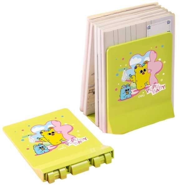  Hộp 2 Giá dựng sách PUPUBABY - Deli - Màu xanh - EZ451 