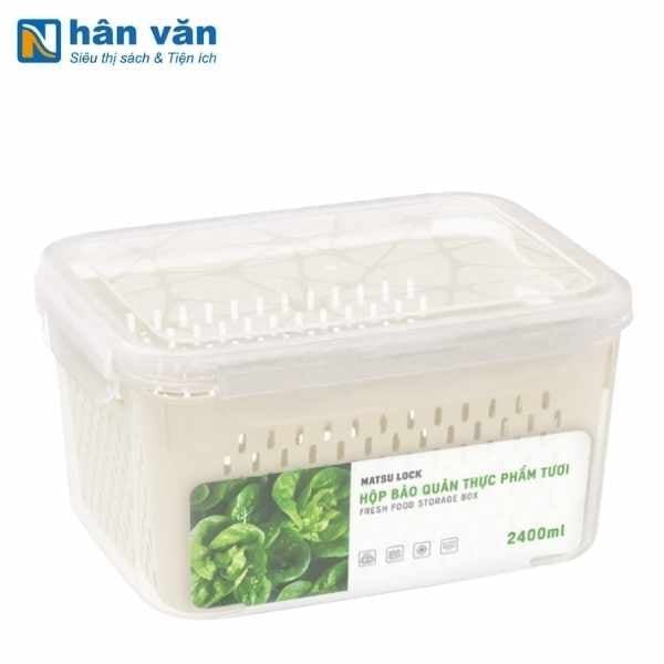 Hộp Bảo Quản Thực Phẩm Tươi - 2.400ml - nhanvan.vn