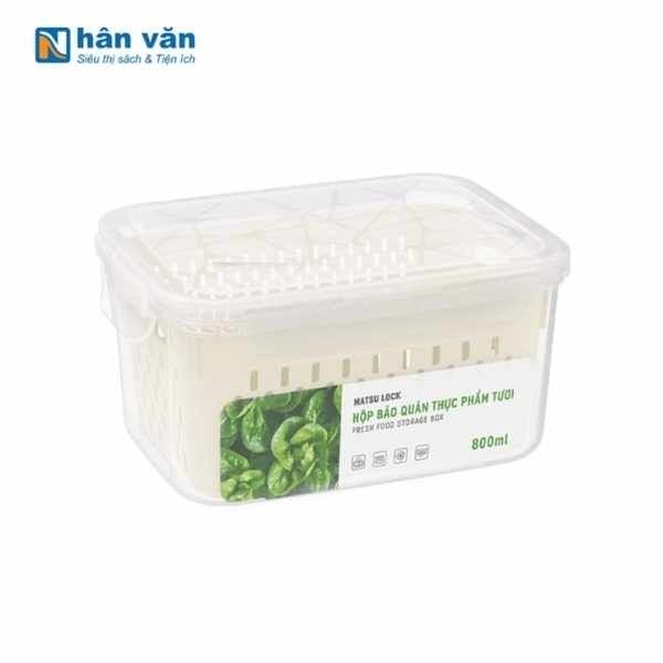 Hộp Bảo Quản Thực Phẩm Tươi - 800ml - nhanvan.vn