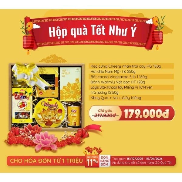 Hộp Quà Tết Như Ý - Tết Bính Ngọ - 2026 - nhanvan.vn