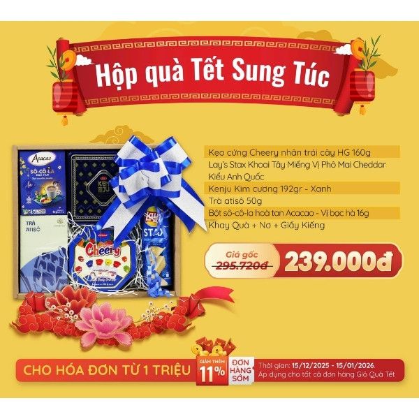 Hộp Quà Tết Sung Túc - Bính Ngọ - 2026 - nhanvan.vn