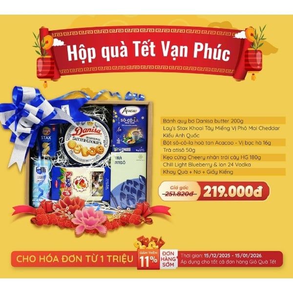 Hộp Quà Tết Vạn Phúc - Tết Bính Ngọ - 2026 - nhanvan.vn