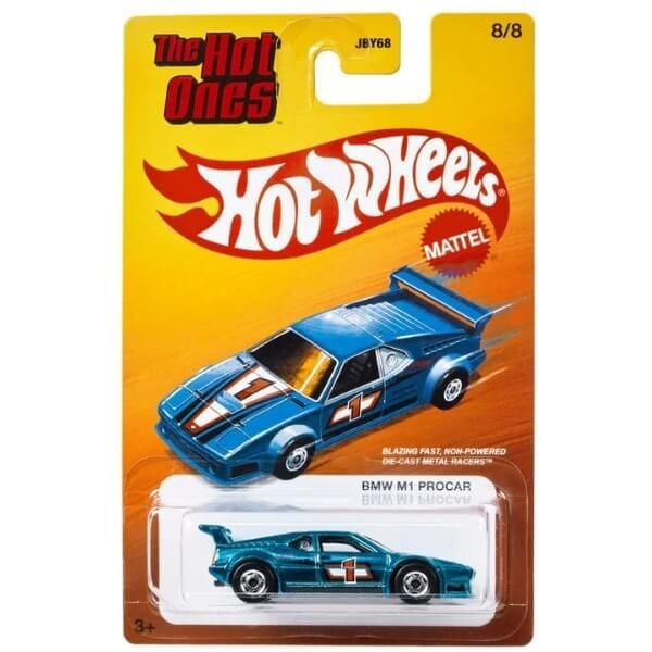  HOT WHEELS - Siêu xe Hot Wheels Hot Ones - BMW M1 PROCAR - 12 Vỉ/Thùng - JBY76/JBY68 