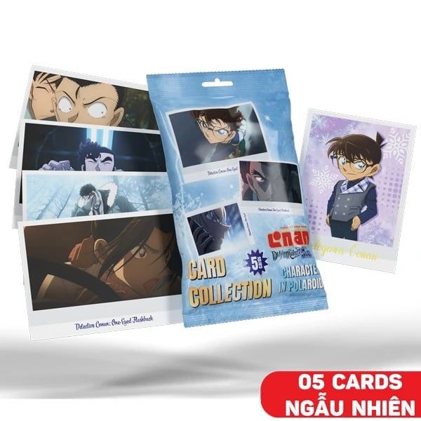  Bộ Thẻ Sưu Tập - Polaroid Card Collection: Thám Tử Lừng Danh Conan - Dư Ảnh của Độc Nhãn (5 Cards Ngẫu Nhiên/Túi) 