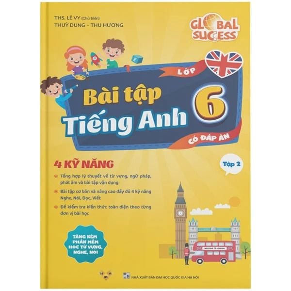  Global Success - Bài Tập Tiếng Anh 6 - Tập 2 (Có Đáp Án) 