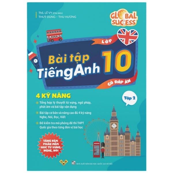  Global Success - Bài Tập Tiếng Anh 10 - Tập 2 (Có Đáp Án) 
