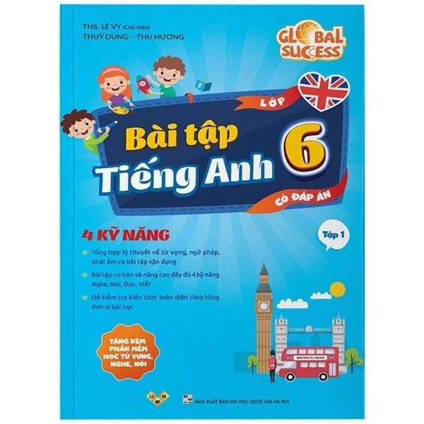  Global Success - Bài Tập Tiếng Anh 6 - Tập 1 (Có Đáp Án) 