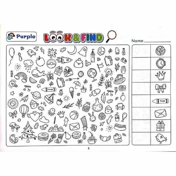  Look And Find - Tìm Hình Và Tô Màu Thông Minh Cho Bé Phát Triển IQ-EQ - Shape/Color 