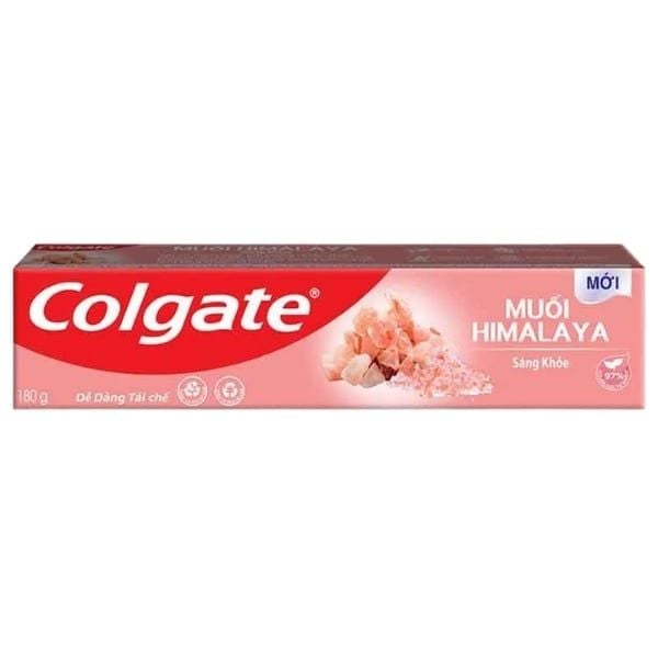 Kem Đánh Răng Colgate Thiên Nhiên Muối Hồng Himalaya Hộp 180G - nhanvan.vn