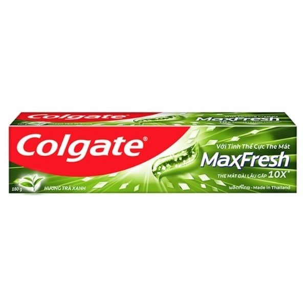  Kem Đánh Răng Colgate MaxFresh Hương Trà Xanh 180g 
