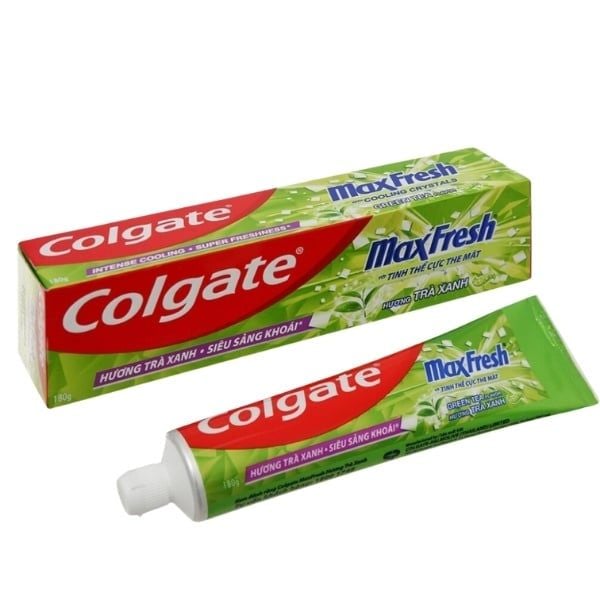  Kem Đánh Răng Colgate MaxFresh Hương Trà Xanh 180g 