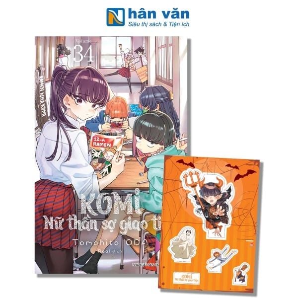 Komi - Nữ Thần Sợ Giao Tiếp - Tập 34 - Tặng Kèm Standee PVC - nhanvan.vn