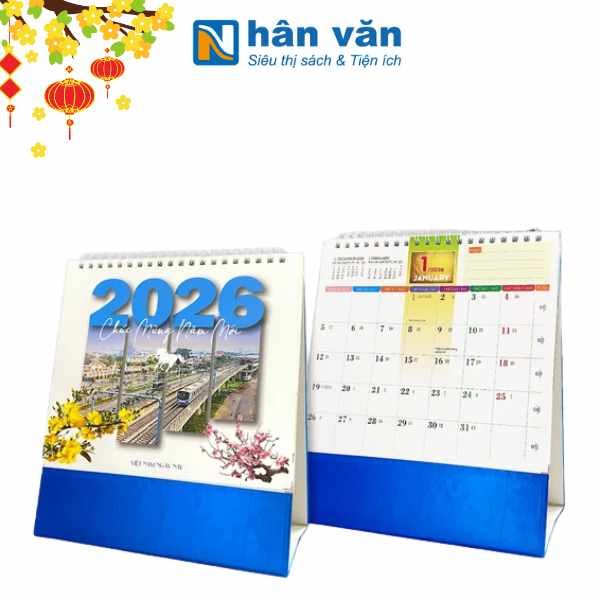 Lịch Bàn 2026 - Khổ Ngang - Việt Nam Ngày Nay