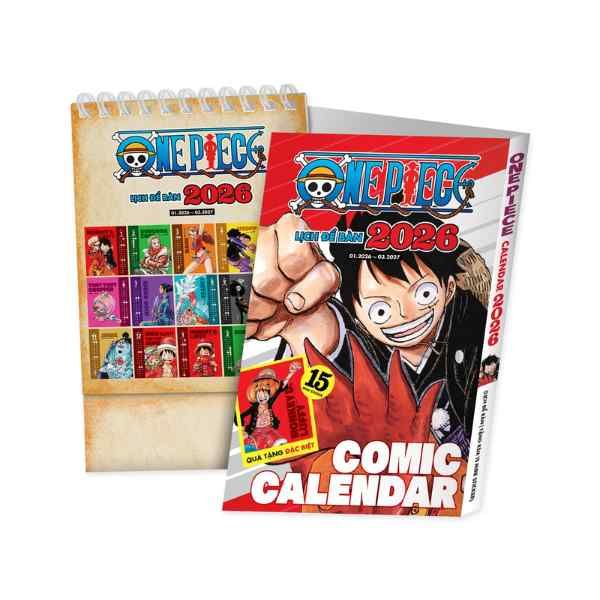 Lịch Để Bàn One Piece 2026 - nhanvan.vn