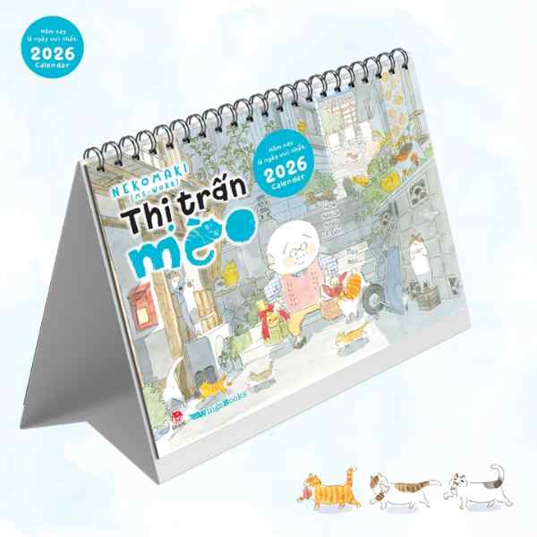 Lịch Để Bàn Thị Trấn Mèo 2026 (Dự Kiến Phát Hành 5/12)