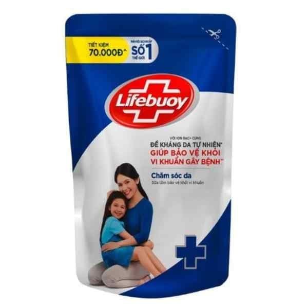 Sữa Tắm Lifebuoy Chăm Sóc Da - Túi 800gr - nhanvan.vn