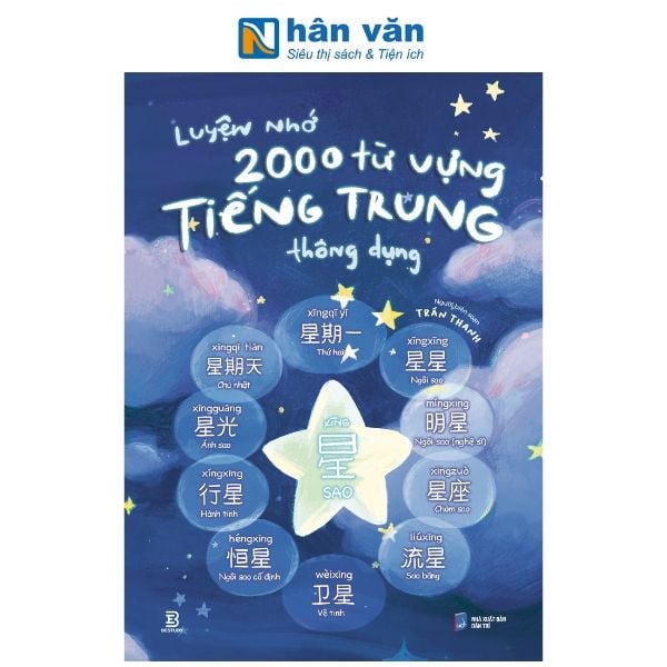 Luyện Nhớ 2000 Từ Vựng Tiếng Trung Thông Dụng - nhanvan.vn