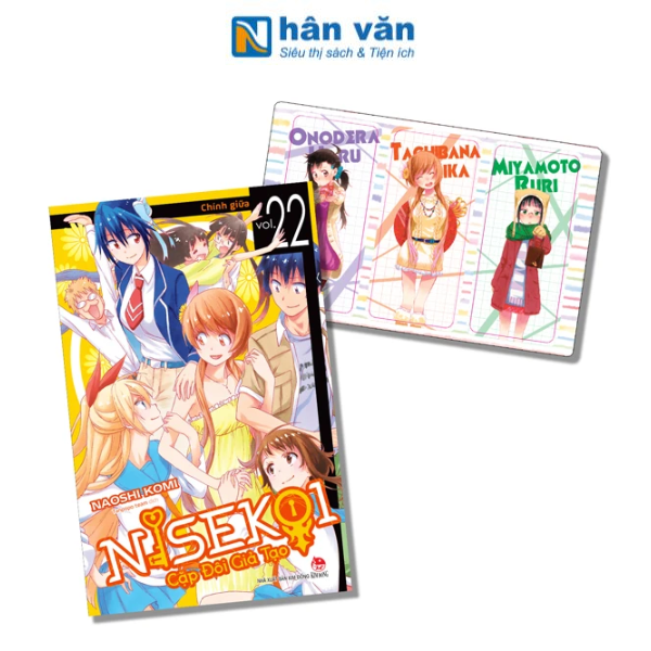 Nisekoi - Cặp Đôi Giả Tạo - Tập 22 - Chính Giữa - Tặng Kèm Set 3 Bookmark - nhanvan.vn