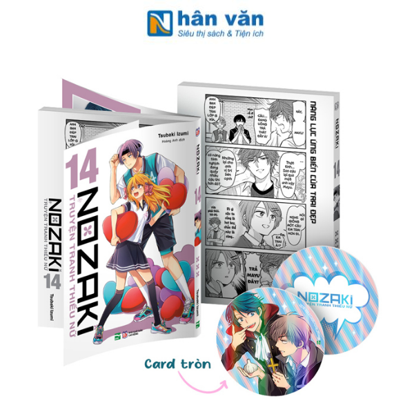 Nozaki & Truyện Tranh Thiếu Nữ - Tập 14 - Bản Đặc Biệt - Tặng Kèm Card Tròn - nhanvan.vn