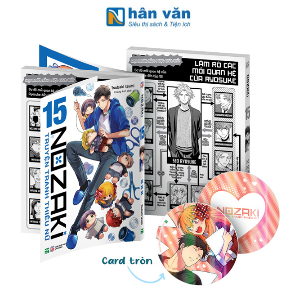 Nozaki & Truyện Tranh Thiếu Nữ - Tập 15 - Bản Đặc Biệt - Tặng Kèm Card Tròn - nhanvan.vn