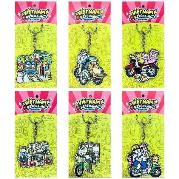 Móc Khoá Gỗ '' Đời Thường'' - nhanvan.vn