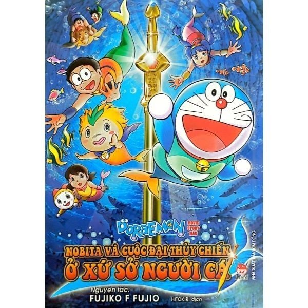 Doraemon - Movie Story Màu - Nobita Và Cuộc Đại Thủy Chiến Ở Xứ Sở Người Cá - nhanvan.vn