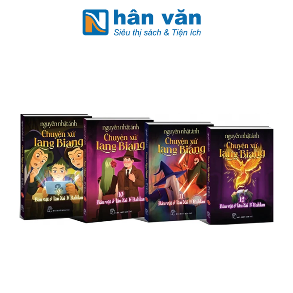  Bộ Sách Chuyện Xứ Lang Biang - Phần 4 - Báu Vật Ở Lâu Đài K'Rahlan - Khổ Bỏ Túi - Bộ 4 Cuốn 