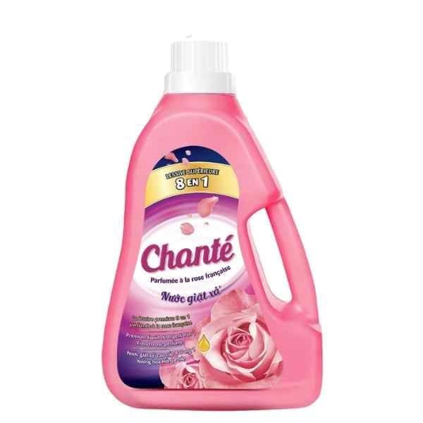 Nước Giặt Xả Cao Cấp 8 Trong 1 Hương Hoa Hồng Pháp Chanté Ohara Chai 3.1kg - nhanvan.vn