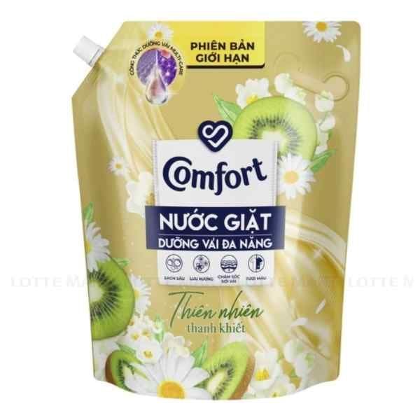 Nước Giặt Comfort Tự Nhiên  Thanh Khiết Hương Linh Lan & Kiwi 3kg - nhanvan.vn